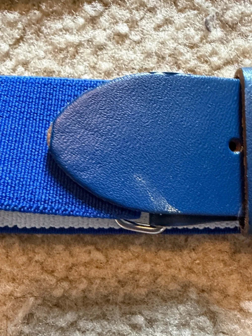Kids Blue Elastic Baseball Uniform Belt with Matching Blue Socks